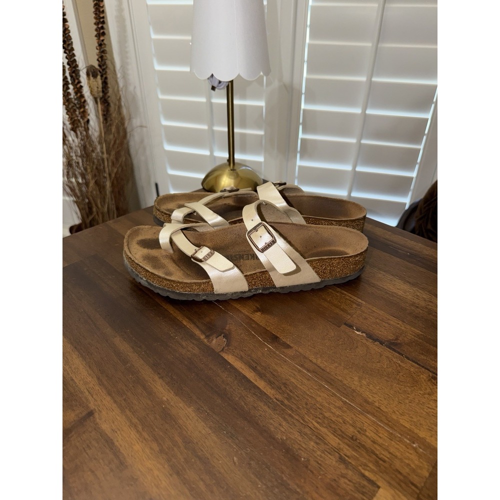 Birkenstock Mayari Pearl Sandals Buckle Strap Leather Women's Size EU 40 US 9 - Picture 5 of 10